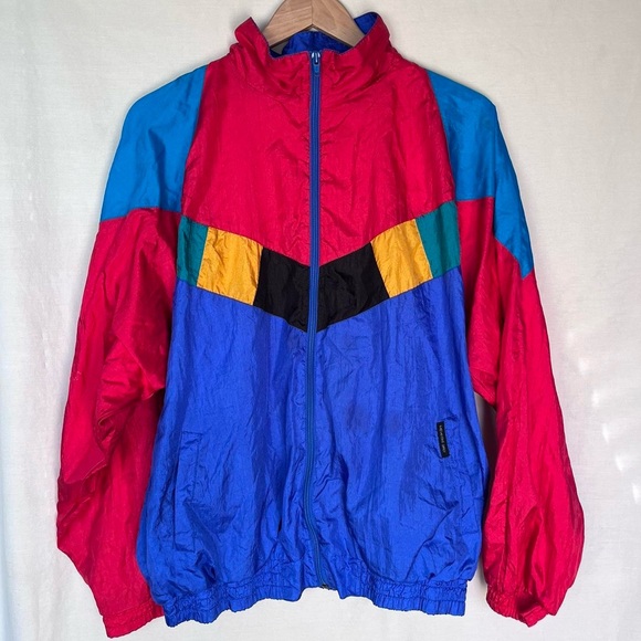 Members Only color block windbreaker - Picture 2 of 4